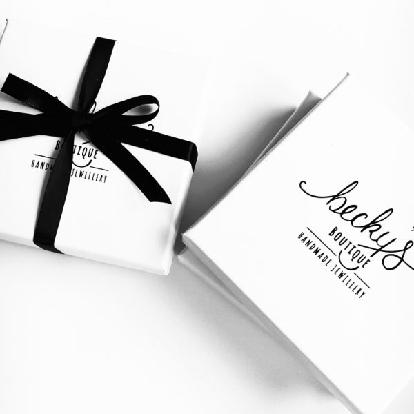 All of our jewellery arrives beautifully packaged in our signature gift wrap.