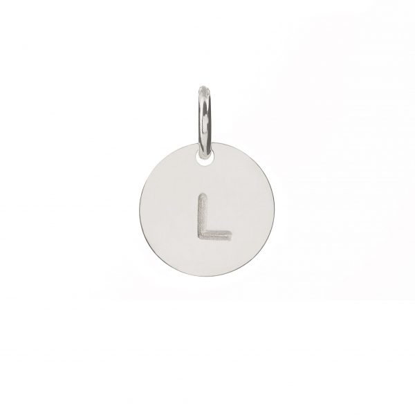 Mini Silver Personalised Disc Charm