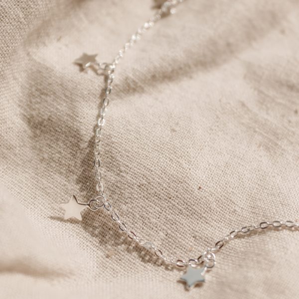Channel the 90s with our sterling silver Star Anklet