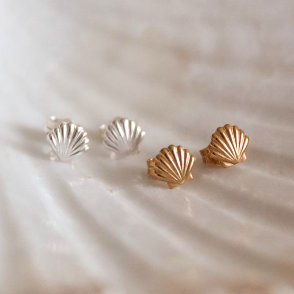 Shell Earrings - Gold & Silver