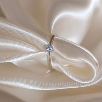 Sky Blue Topaz Ring - Sterling Silver - Gemstone Ring