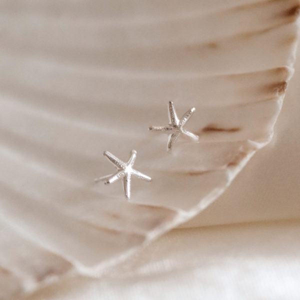 Starfish Earrings - Silver